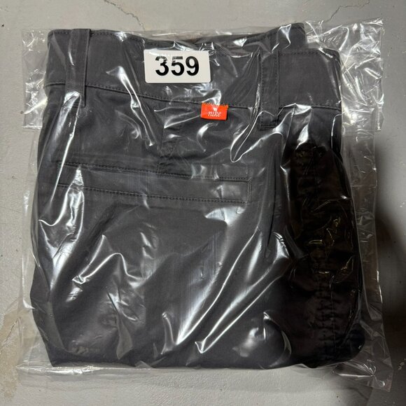 Nike Chino Short Mens Blue Dri Fit Mid-Rise Slash Pocket Flat Front Size 33 - Picture 6 of 6